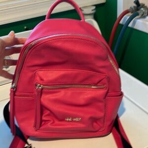 Nine West hot Pink Backpack purse
